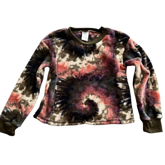 T&B Sleepwear Top and Joggers M (8/10) Girls Tie Dye Loungewear SOFT Cozy Warm - Picture 2 of 8